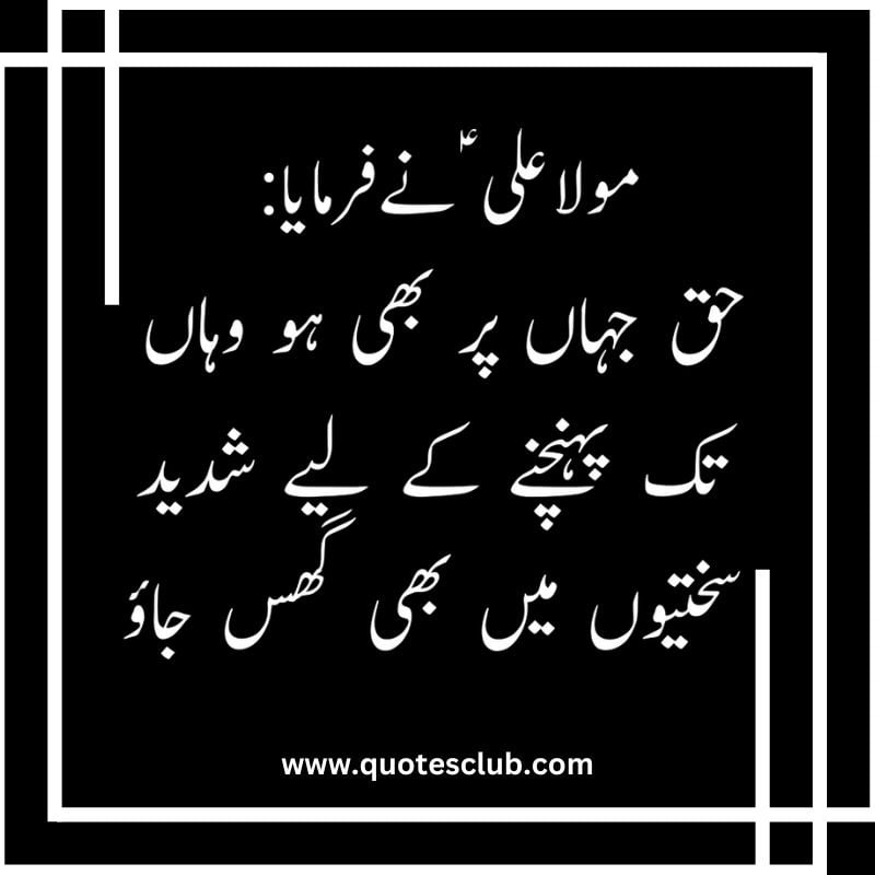 hazrat ali a.s quotes in urdu