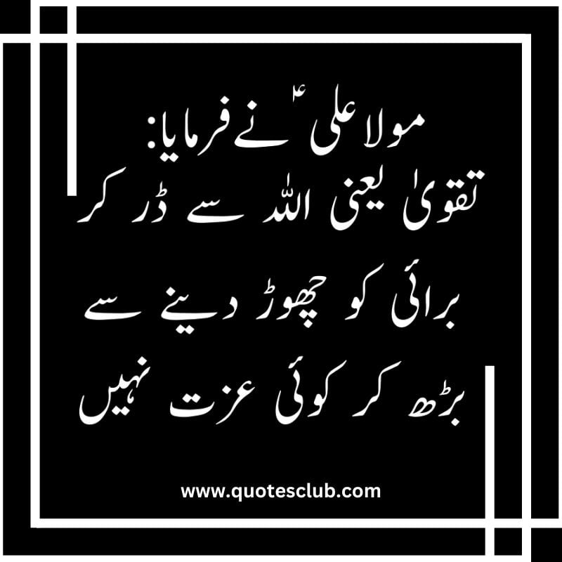 hazrat ali a.s quotes in urdu